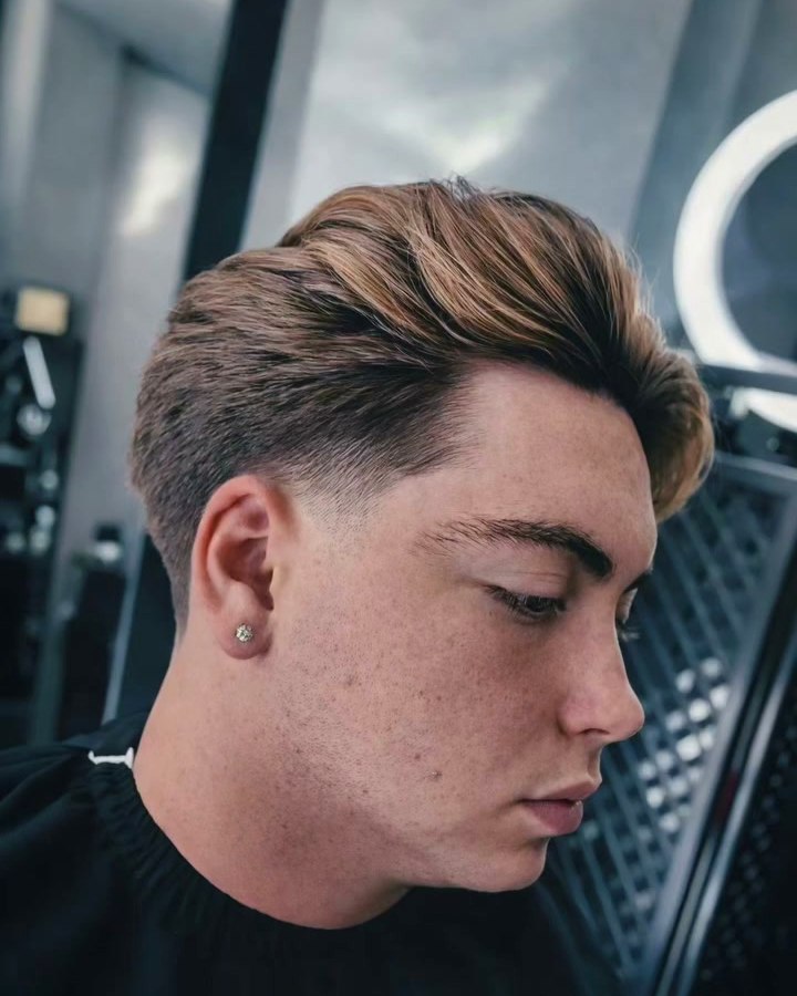 Κούρεμα με ψαλίδι και taper fade
